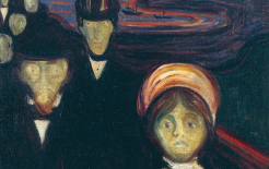 Картина «Тревога» (норв. Angst), Эдвард Мунк, 1894 / Хранится в Музее Мунка (Осло)
