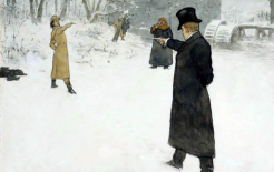 «Евгений Онегин». Дуэль Онегина с Ленским, И. Е. Репин, 1899 г. / Коллекция Всероссийского музея А. С. Пушкина