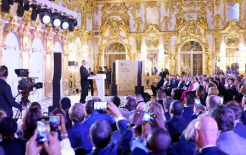 Президент России Владимир Путин выступил на XI Санкт-Петербургском международном форуме объединенных культур| Фото: Кристина Кормилицына/ РИА Новости
