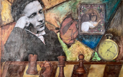 Картина Татьяны Яновской 'Алиса' / Источник: Гослитмузей