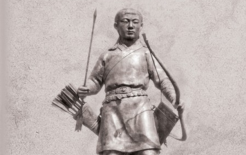 Фрагмент обложки книги «Тэмуджин»