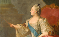 Коронационный портрет Екатерины II. Ф. С. Рокотов. 1763 г., ГТГ