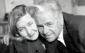 Юлия Друнина и Алексей Каплер / Кадр из документального фильма 