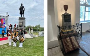 Открытие памятника Державину 14 июля 2023 года  / Телеграм-канал Минюста России https://t.me/minjust_russia
