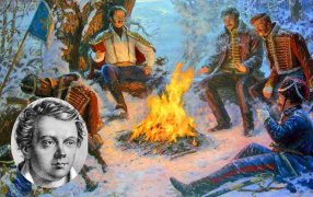  Николай Языков — его послание знаменитому герою 1812 года, Денису Давыдову, читается на одном дыхании / Е. Демаков. Давыдов в кругу однополчан./ журнал 'Родина'