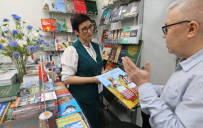 В этом году на книжной ярмарке вся палитра белорусского книгоиздания представлена на двух стендах / Роман Щербенков
