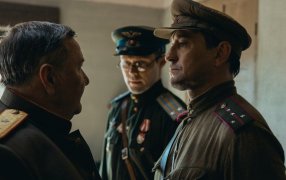 «Август», фильм режиссёров Никиты Высоцкого и Ильи Лебедева по мотивам романа Владимира Богомолова «В августе сорок четвёртого», выходит в прокат 25 сентября/ Первый канал