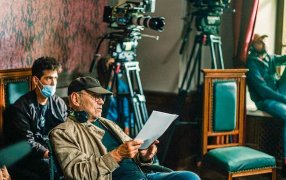 Андрей Кончаловский на съемках сериала / Анастасия Ляшенко