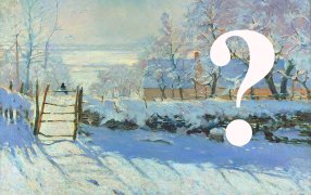 Стихи о зиме. Викторина/ Клод Моне «Сорока» / Wikipedia
