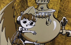 Кадр из мультфильма «Муха-Цокотуха», созданного по мотивам одноимённой сказки Корнея Чуковского в 1976 году режиссёром Борисом Степанцевым