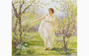 Поэтическая весна в представлении Giga.Chat