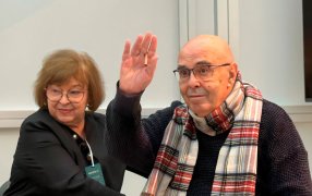 Михаил Левитин представил на non/fictioNвесна книгу о великих режиссерах “Братство одиноких”/ Фото: Нина Дымченко Михаил Левитин представил на non/fictioNвесна книгу о великих режиссерах “Братство одиноких”/ Фото: Нина Дымченко