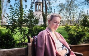 Анна Лужбина: 'Крууга для меня - это вечное движение и связь. В романе все построено на противостоянии равных противоположностей, и танец их объединяет'. / Из личного архива