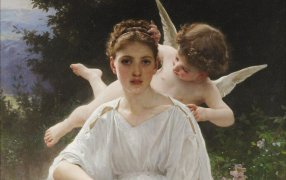«Шепот любви», Вильям-Адольф Бугеро, 1889 (фрагмент) «Шепот любви», Вильям-Адольф Бугеро, 1889 (фрагмент)