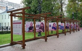 Выставка «Литература в лицах» / Фото: пресс служба издательство ЭКСМО