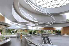 Визуализация нового пространства «Яндекс-01» / Предоставлено пресс-службой Яндекса