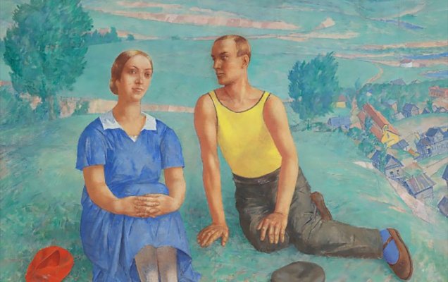 8 Марта. Наши стихи о любви/ Кузьма Петров-Водкин 'Весна' / rusmuseumvrm.ru