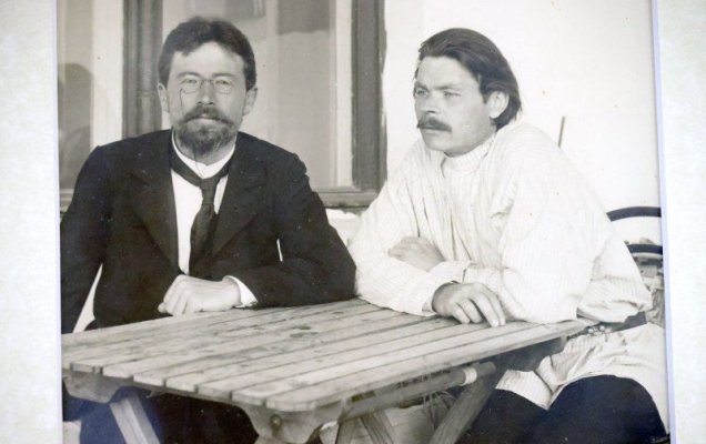 Выставка 'Горький и Чехов: сцены из жизни' Фото: Аркадий Колыбалов/ РГ