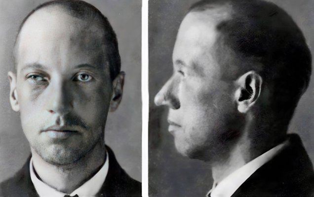 140 лет назад родился Николай Гумилев. Прожил он 35 лет / Последняя фотография Николая Степановича Гумилёва. Из следственного дела ЧК