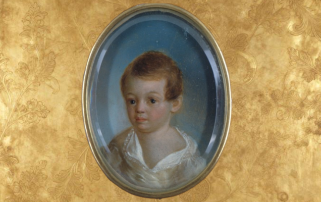 Портрет А.С. Пушкина-ребенка Ксавье-де Местр (?). 1802 Источник: www.pushkinmuseum.ru