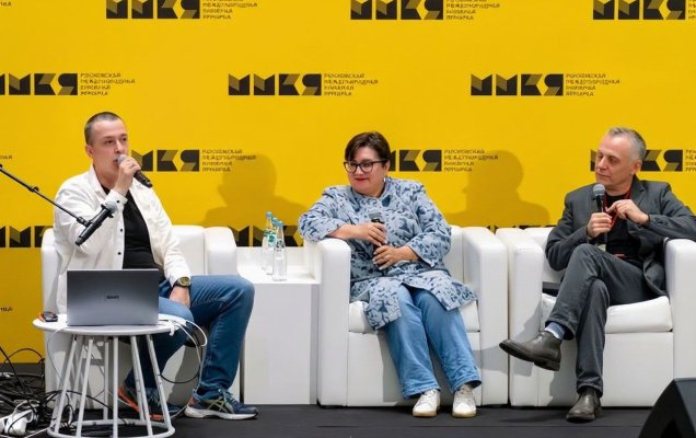 Слева направо: Лев Наумов, Татьяна Тимакова, Денис Давыдов / Фото: Татьяна Шипилова