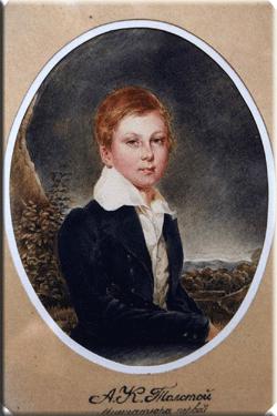 Детский портрет А.К. Толстого