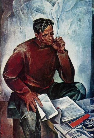 Широков-Е.-Н.-Портрет-писателя-В.-П.-Астафьева.-1969