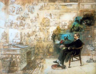 О-музее-Диккенса-Анна-Матвеева Dickens's Dream, by Robert William Buss