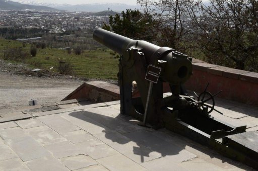 Артиллерийское орудие – часть укреплений форта на горе Топ-Даг. Фото: Сергей Дмитриев