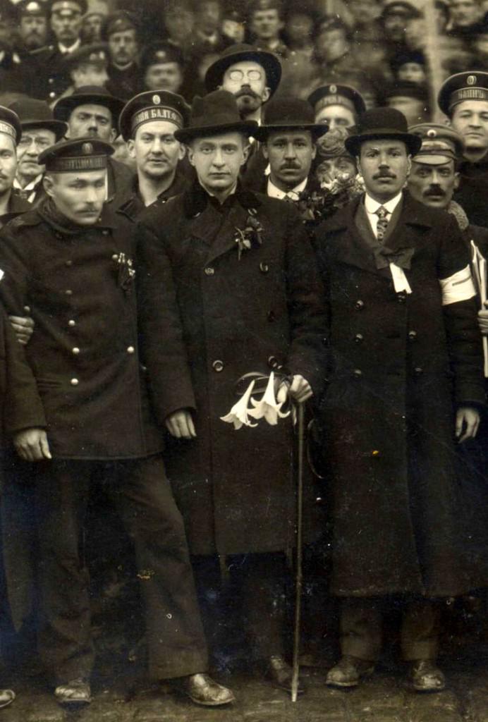 Керенский Александр Федорович. Ревель, Эстония. 9 апреля 1917 год.