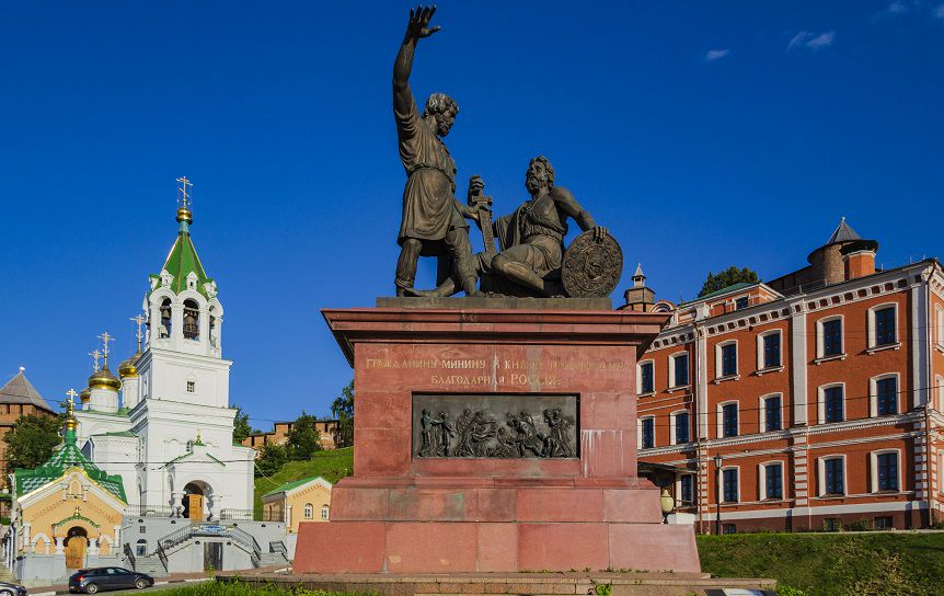 Памятник Кузьме Минину и Дмитрию Пожарскому в Нижнем Новгороде / ru.wikipedia.org