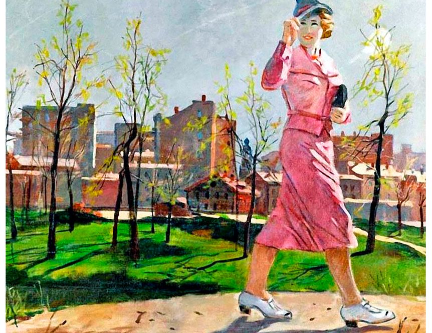 А. Дейнека 'Весна', 1952 / ТГТ