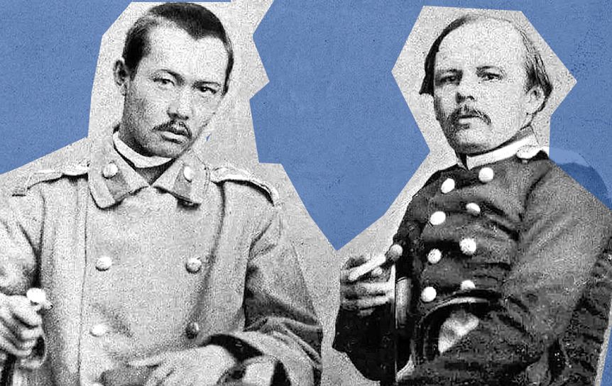 Ф. М. Достоевский и Чокан Валиханов в мае 1859 года, г. Семипалатинск. / fedordostoevsky.ru