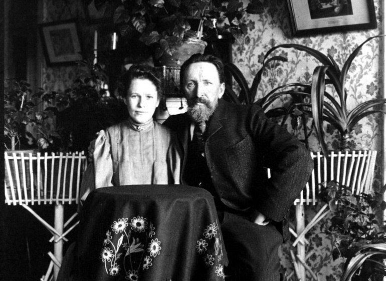 Анна и Петер Ганзены. Петроград, около 1915 г. Фото: ru.wikipedia.org