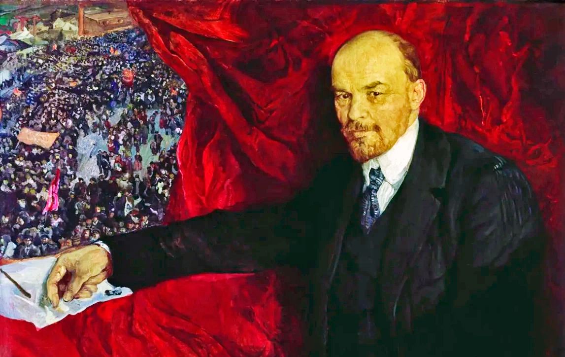 «Ленин и манифестация 1919» . Исаак Бродский  / wikipedia.org