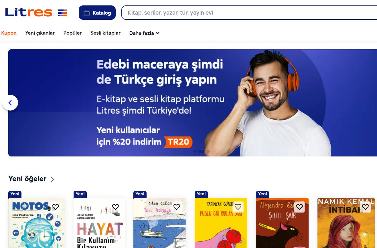 Скриншот турецкого сайта