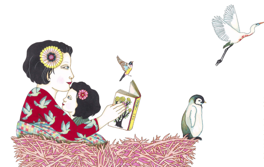 Иллюстрация к книге  «Моя мама» Стефана Сервана и Эммануэль Удар / Ласка Пресс