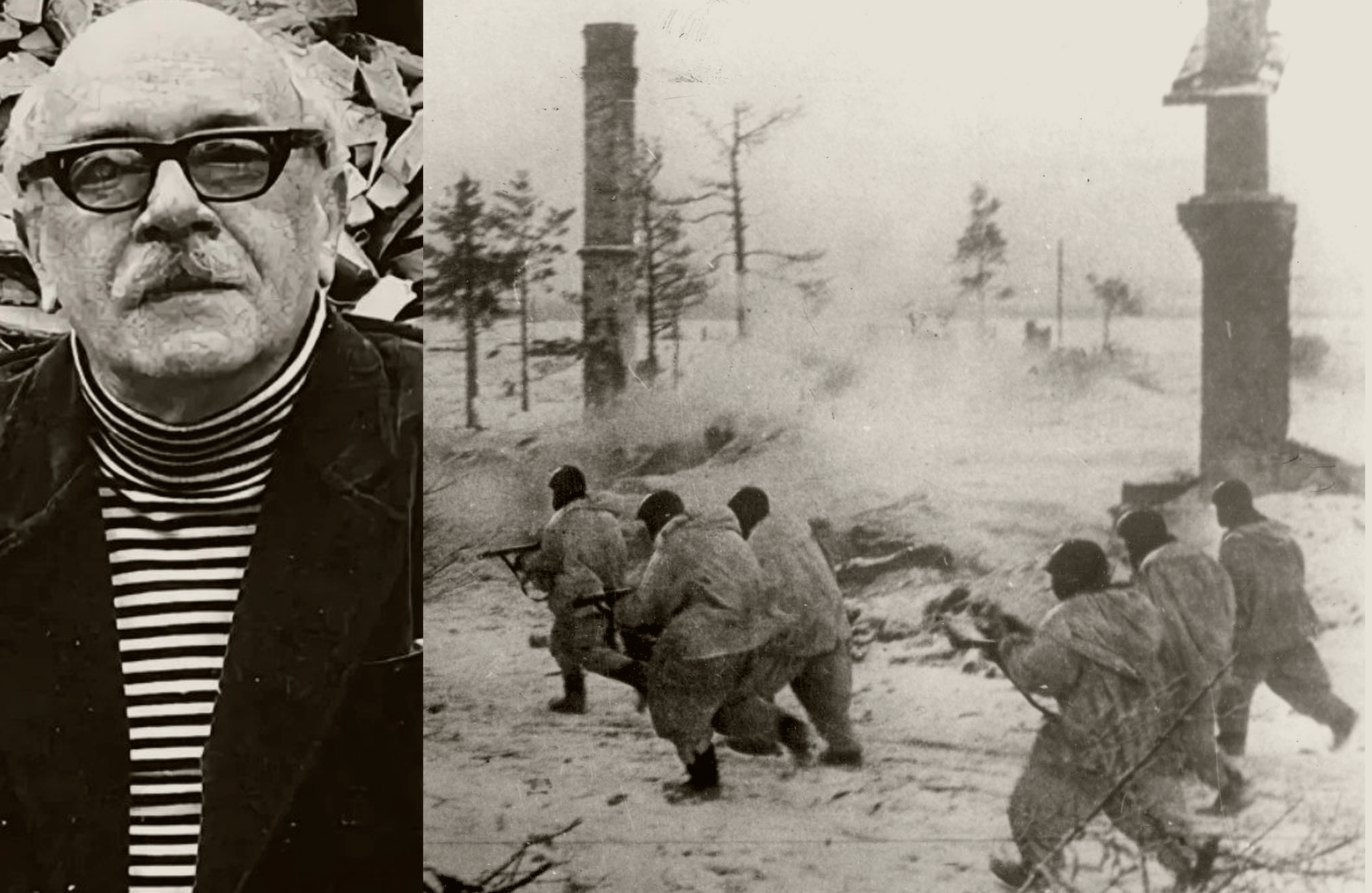 «Долго пахнут порохом слова…» Давид Самойлов/
Бойцы Волховского фронта в наступлении во время прорыва блокады Ленинграда (Wikipedia) «Долго пахнут порохом слова…» Давид Самойлов/
Бойцы Волховского фронта в наступлении во время прорыва блокады Ленинграда (Wikipedia)